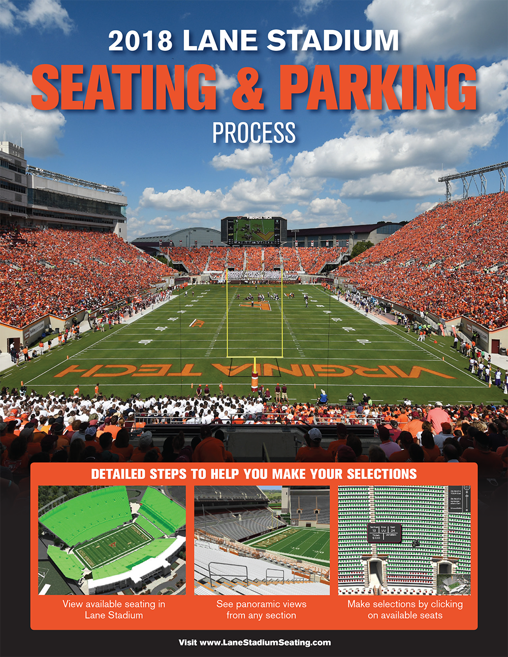 Lane Stadium Seating Selection Guide Important Information